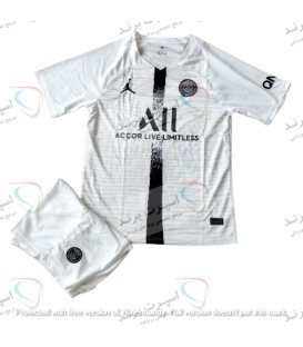 کیت و شورت کانسپت پاریسن ژرمن Paris Concept White Kit 2022/23 With Shorts