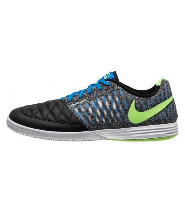 کفش فوتسال نایک لونارگتو های کپی Nike Lunar Gato II IC Black Blue