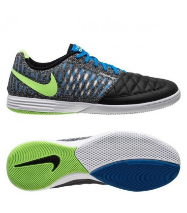 کفش فوتسال نایک لونارگتو های کپی Nike Lunar Gato II IC Black Blue