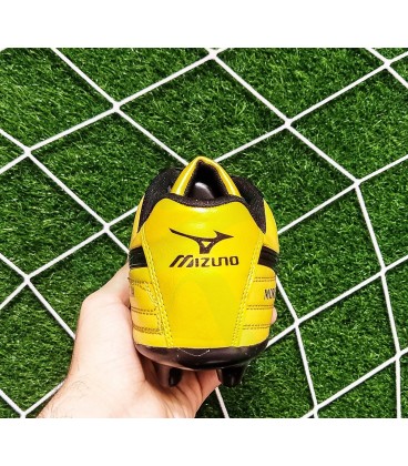 کفش فوتبال میزانو مورلیا کپی Mizuno Morelia FG Gold and black
