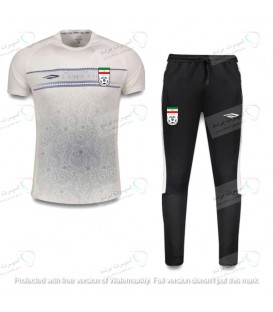 تیشرت شلوار تیم ملی ایران Iran H0110 Start T-shirt With Pants white 1401