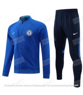 گرمکن شلوار هواداری چلسی Chelsea Jacket Blue 2022/2023