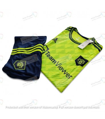 کیت و شورت سوم منچستریونایتد Manchester United 3rd 2022/23 With Short Similar Orginal