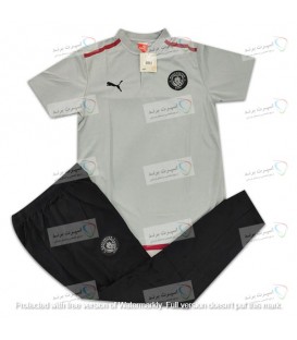 پولوشرت و شلوار منچستر سیتی Man City Original Gray Poloshirt With Pants 2022/23