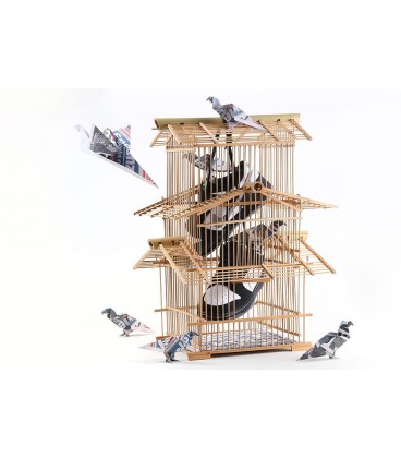 کفش پیاده روی مردانه نایک Nike SB Dunk Low Panda Pigeon