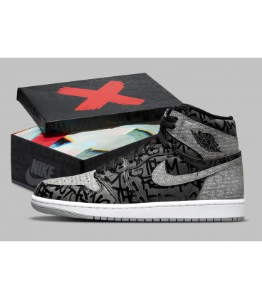 کفش پیاده روی زنانه نایک مدل ایر جردن وان Nike Air Jordan 1 Retro High OG Rebellionaire