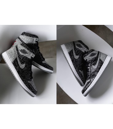کفش پیاده روی مردانه نایک مدل ایر جردن وان Nike Air Jordan 1 Retro High OG Rebellionaire
