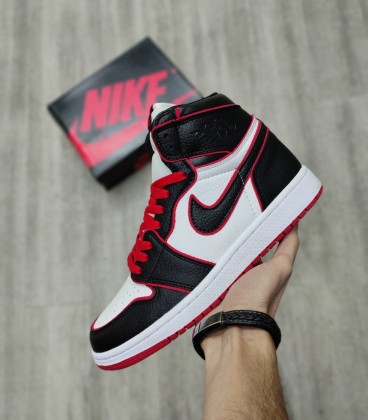 کفش پیاده روی زنانه نایک مدل ایر جردن وان Nike Air Jordan 1 Retro High OG Bloodline