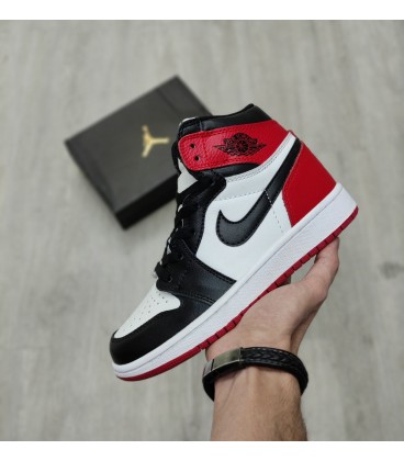 کفش پیاده روی زنانه نایک مدل ایر جردن وان Nike Air Jordan 1 Black Toe