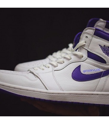 کفش پیاده روی زنانه نایک مدل ایر جردن وان Nike Air Jordan 1 Court Purple
