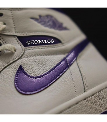 کفش پیاده روی زنانه نایک مدل ایر جردن وان Nike Air Jordan 1 Court Purple