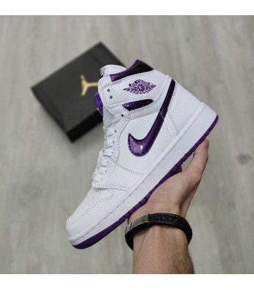 کفش پیاده روی زنانه نایک مدل ایر جردن وان Nike Air Jordan 1 Court Purple