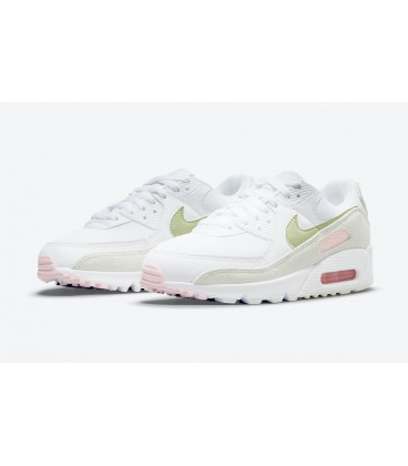 کفش پیاده روی زنانه نایک ایرمکس Nike Air Max 90 Olive and Pink