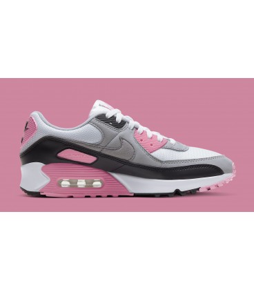 کفش پیاده روی زنانه نایک ایرمکس Nike Air Max 90 Rose/Particle Grey