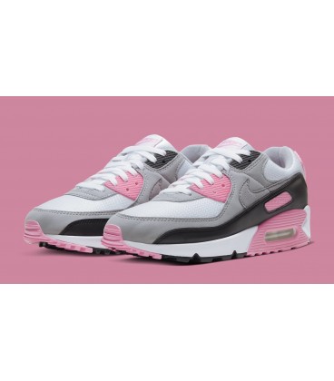 کفش پیاده روی زنانه نایک ایرمکس Nike Air Max 90 Rose/Particle Grey
