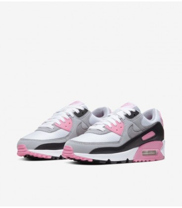 کفش پیاده روی زنانه نایک ایرمکس Nike Air Max 90 Rose/Particle Grey
