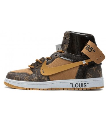 کفش پیاده روی زنانه نایکی ایر جردن Nike Air Jordan 1 LV OFF LOUIS VUITTON