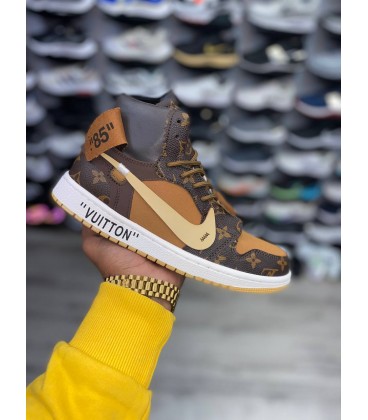 کفش پیاده روی زنانه نایکی ایر جردن Nike Air Jordan 1 LV OFF LOUIS VUITTON