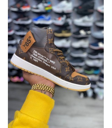 کفش پیاده روی زنانه نایکی ایر جردن Nike Air Jordan 1 LV OFF LOUIS VUITTON