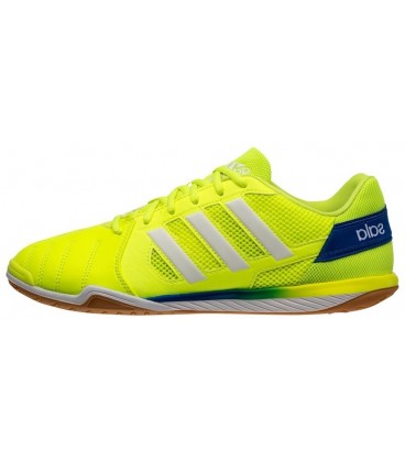کفش فوتسال آدیداس تاپ سالا های کپی Adidas Top Sala IC Yellow White Glow Blue