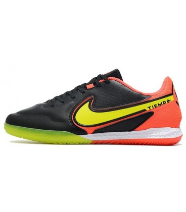 کفش فوتسال نایک تمپو های کپی Nike Tiempo Legend 9 Pro IC Black Red Yellow