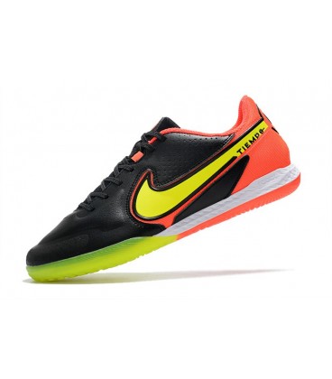 کفش فوتسال نایک تمپو های کپی Nike Tiempo Legend 9 Pro IC Black Red Yellow