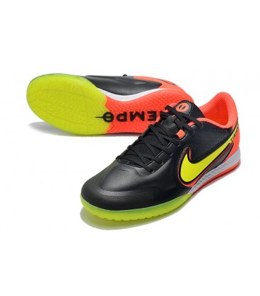 کفش فوتسال نایک تمپو های کپی Nike Tiempo Legend 9 Pro IC Black Red Yellow