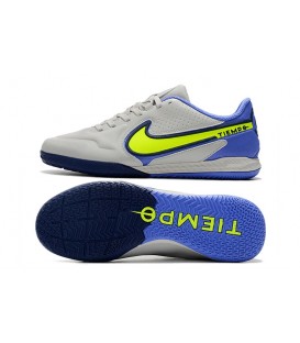 کفش فوتسال نایک تمپو های کپی Nike React Tiempo Legend 9 Pro Grey Blue