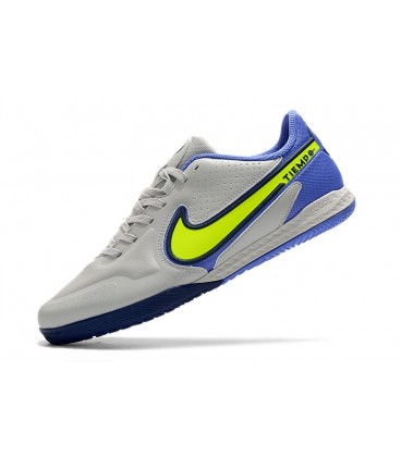کفش فوتسال نایک تمپو های کپی Nike React Tiempo Legend 9 Pro Grey Blue