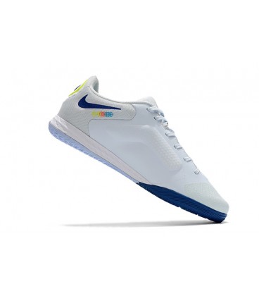 کفش فوتسال نایک تمپو های کپی Nike React Tiempo Legend 9 Pro IC White Blue