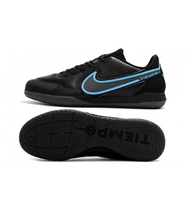 کفش فوتسال نایک تمپو های کپی Nike Tiempo Legend 9 Academy IC Black Blue