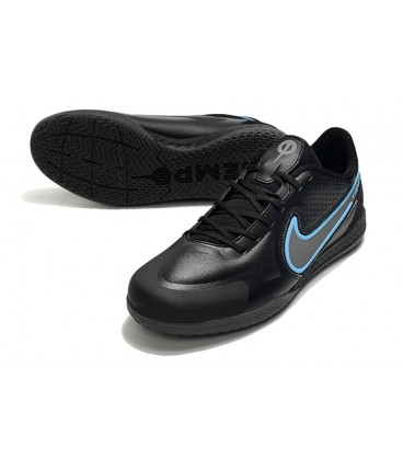 کفش فوتسال نایک تمپو های کپی Nike Tiempo Legend 9 Academy IC Black Blue