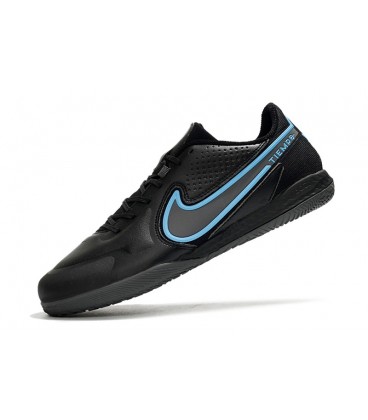 کفش فوتسال نایک تمپو های کپی Nike Tiempo Legend 9 Academy IC Black Blue