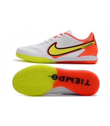 کفش فوتسال نایک تمپو های کپی Nike Tiempo Legend 9 Pro IC White Black Green