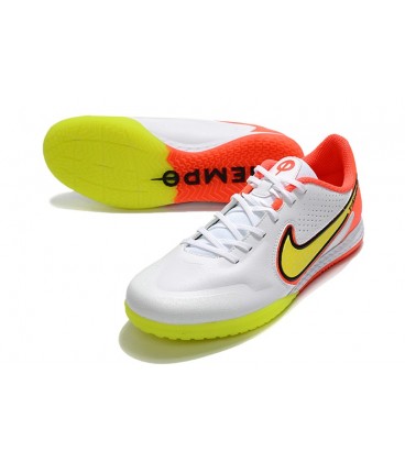 کفش فوتسال نایک تمپو های کپی Nike Tiempo Legend 9 Pro IC White Black Green
