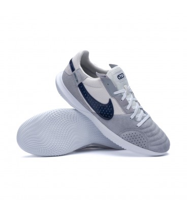 کفش فوتسال نایک استریت گتو های کپی Nike Street Gato Grey Blue