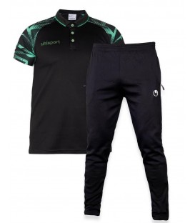 تیشرت شلوار ال اشپرت uhlsport black green