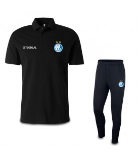 پولوشرت و شلوار هواداری استقلال اورجینال Esteghlal poloshirt Original Black With Pants
