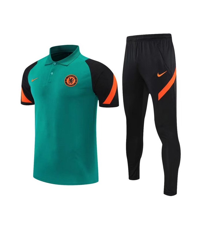 ست پولوشرت و شلوار چلسی Chelsea Polo shirt With Pants 2023 Green