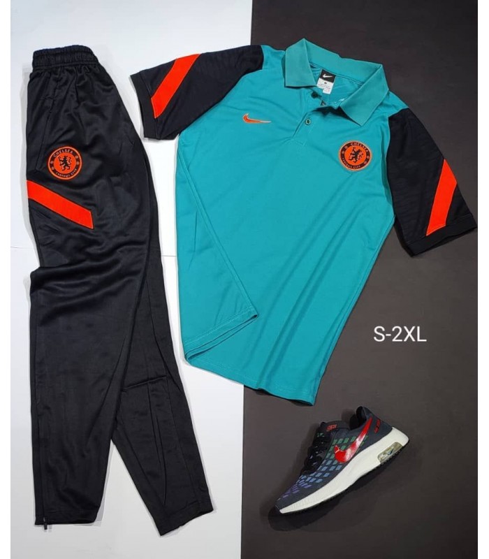 ست پولوشرت و شلوار چلسی Chelsea Polo shirt With Pants 2023 Green