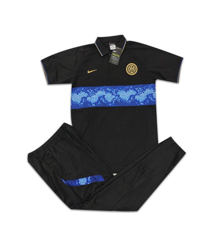 ست پولوشرت و شلوار اینترمیلان Inter Milan Original black Poloshirt With Pants 2023