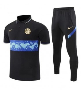 ست پولوشرت و شلوار اینترمیلان Inter Milan Original black Poloshirt With Pants 2023