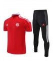 ست پولوشرت و شلوار بایرن مونیخ Bayern Munich Original red Poloshirt With Pants 2023