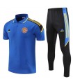 ست پولوشرت و شلوار منچستر یونایتد Man United Original Blue Poloshirt With Pants 2022