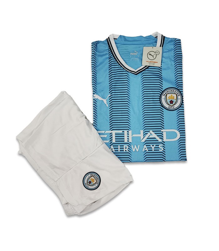 کیت و شورت اول منچسترسیتی ManCity Home Kit 2023/24 With Short