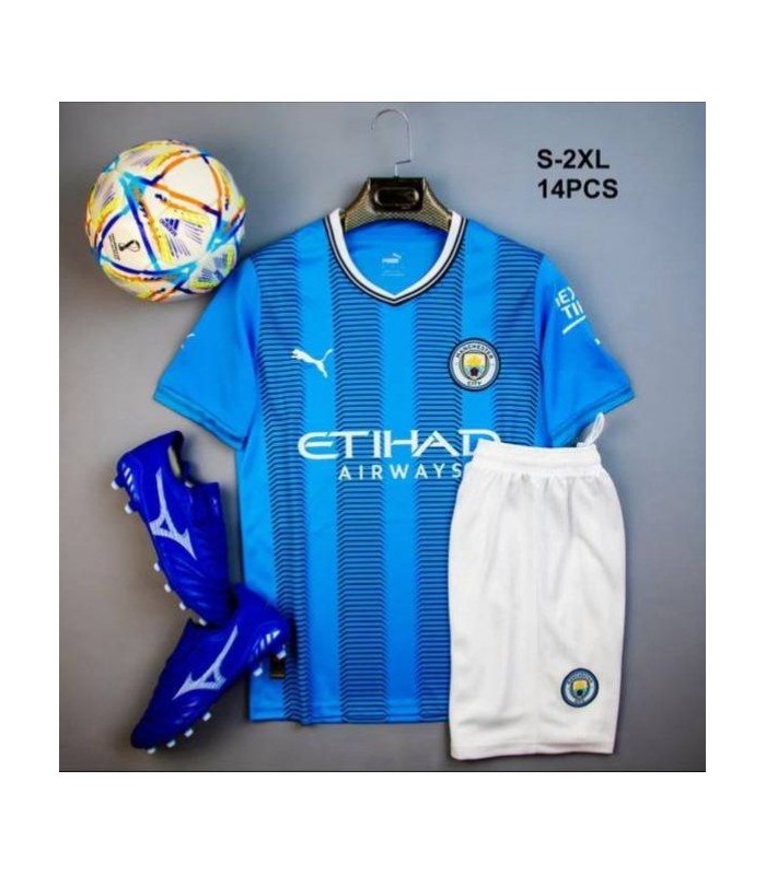 کیت و شورت اول منچسترسیتی ManCity Home Kit 2023/24 With Short