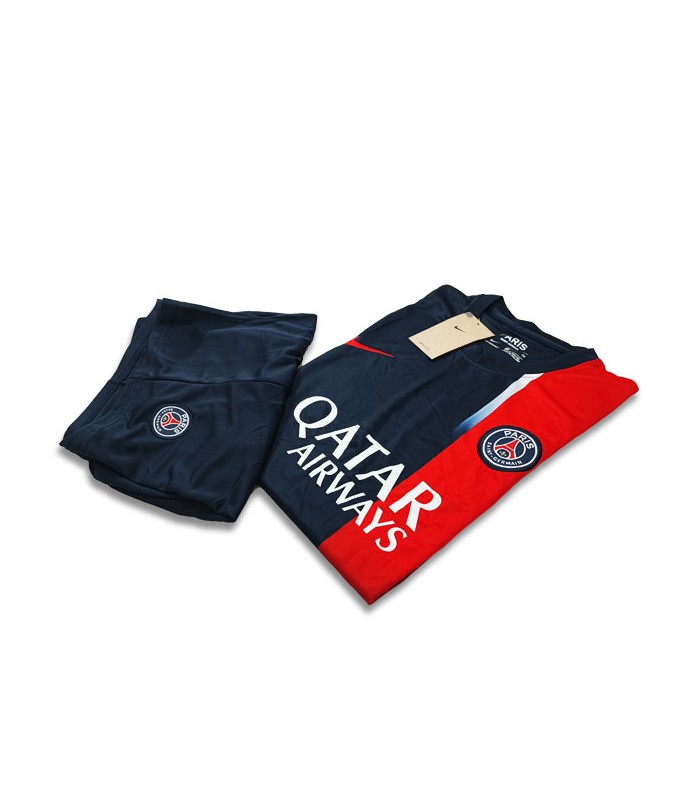 کیت و شورت تمرینی اول پاریسن ژرمن Paris Home Kit 2023/24 With Short