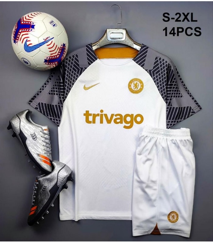 کیت و شورت تمرینی چلسی Chelsea Training Kit 2022/23 With Short