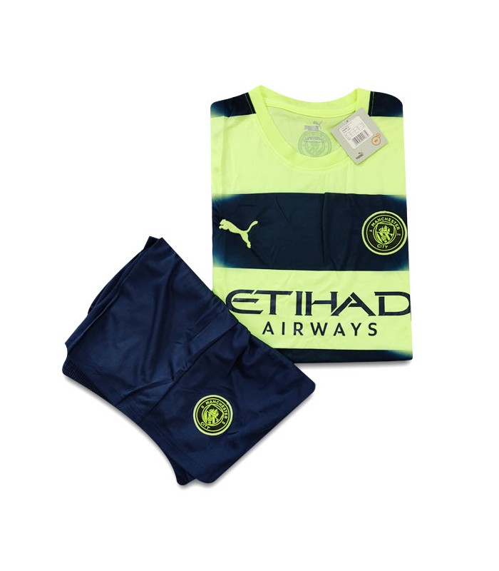 کیت و شورت سوم منچسترسیتی Man City 3rd Kit 2022/23 With Short
