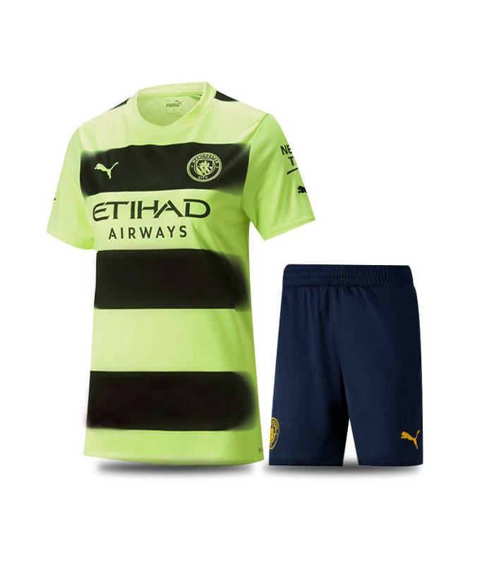 کیت و شورت سوم منچسترسیتی Man City 3rd Kit 2022/23 With Short